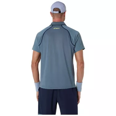 Asics Match SS polo grijs