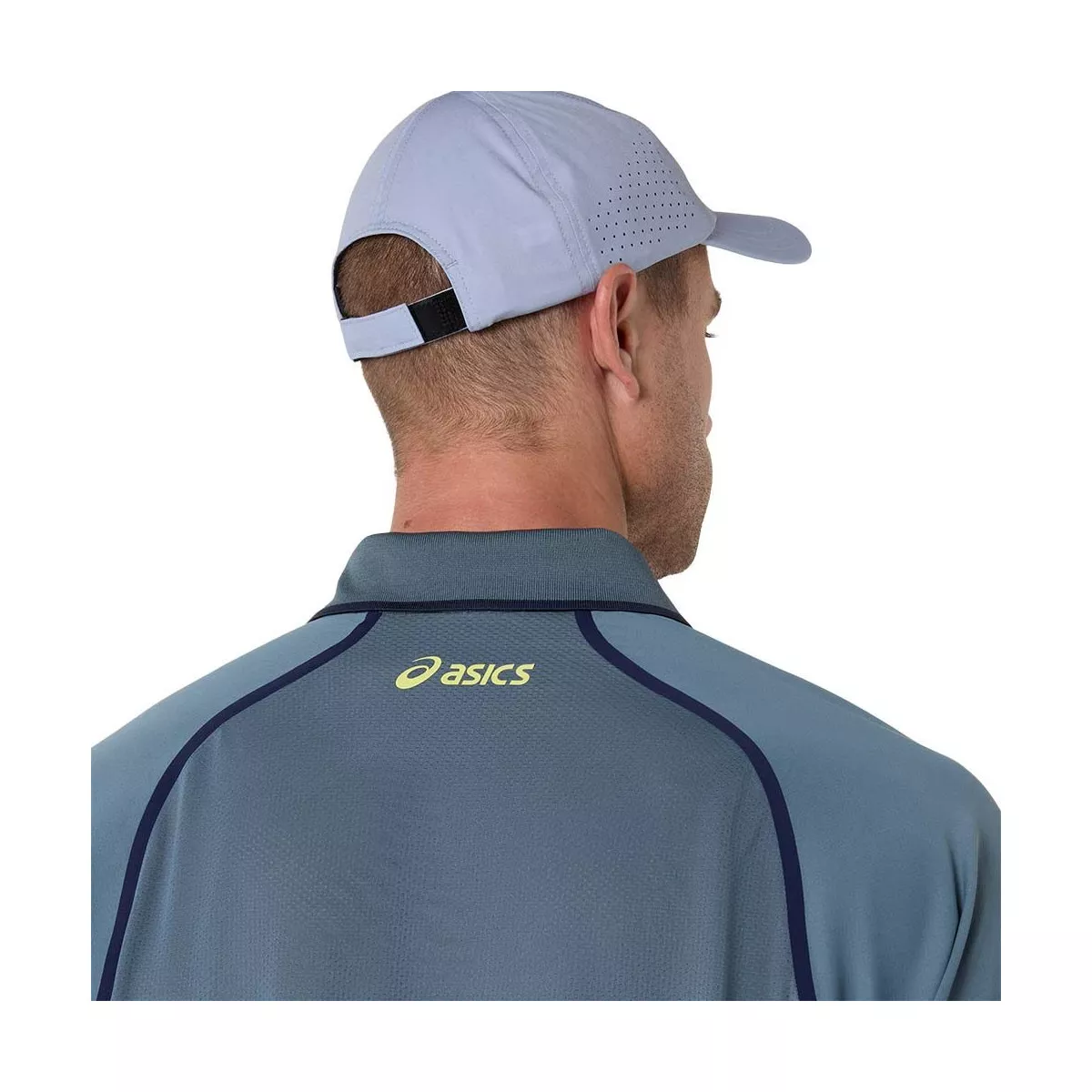 Asics Match SS polo grijs