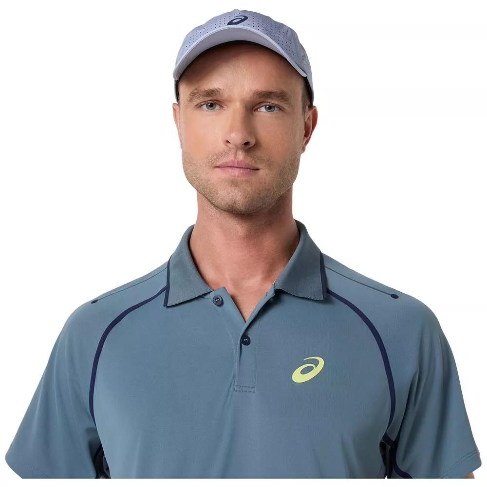 Asics Match SS polo grijs