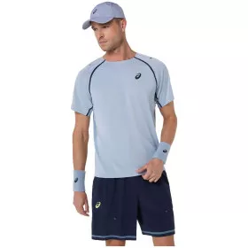 Asics Match SS T-shirt grijsblauw