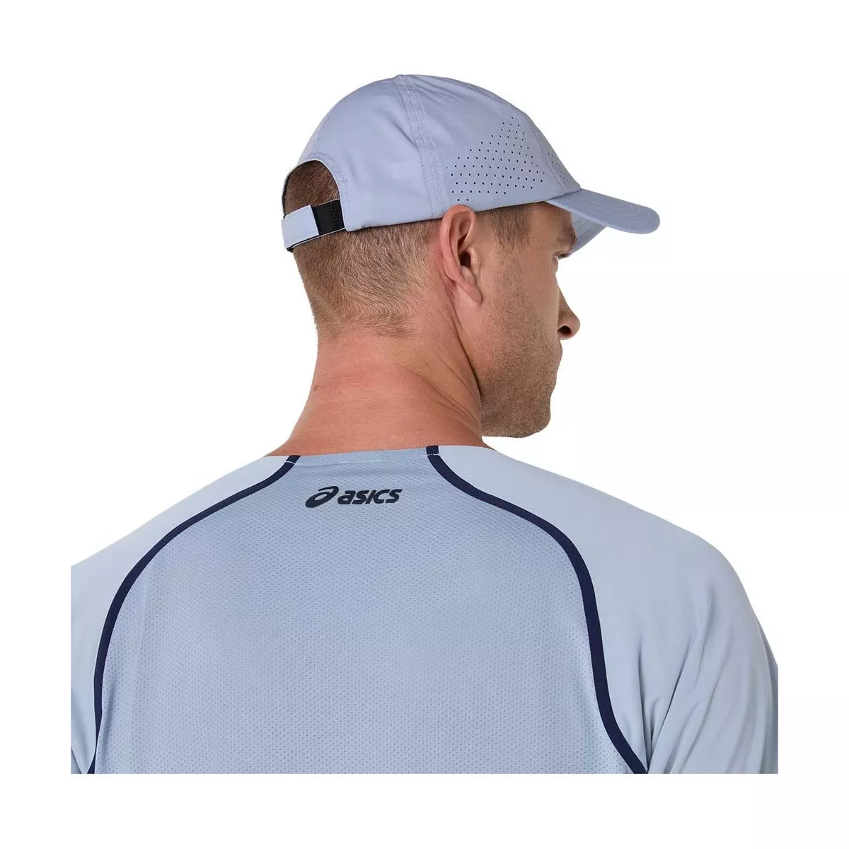 Asics Match SS T-shirt grijsblauw