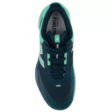 New Balance FuelCell 996 v6 tennisschoenen gravel donkergroen / groen