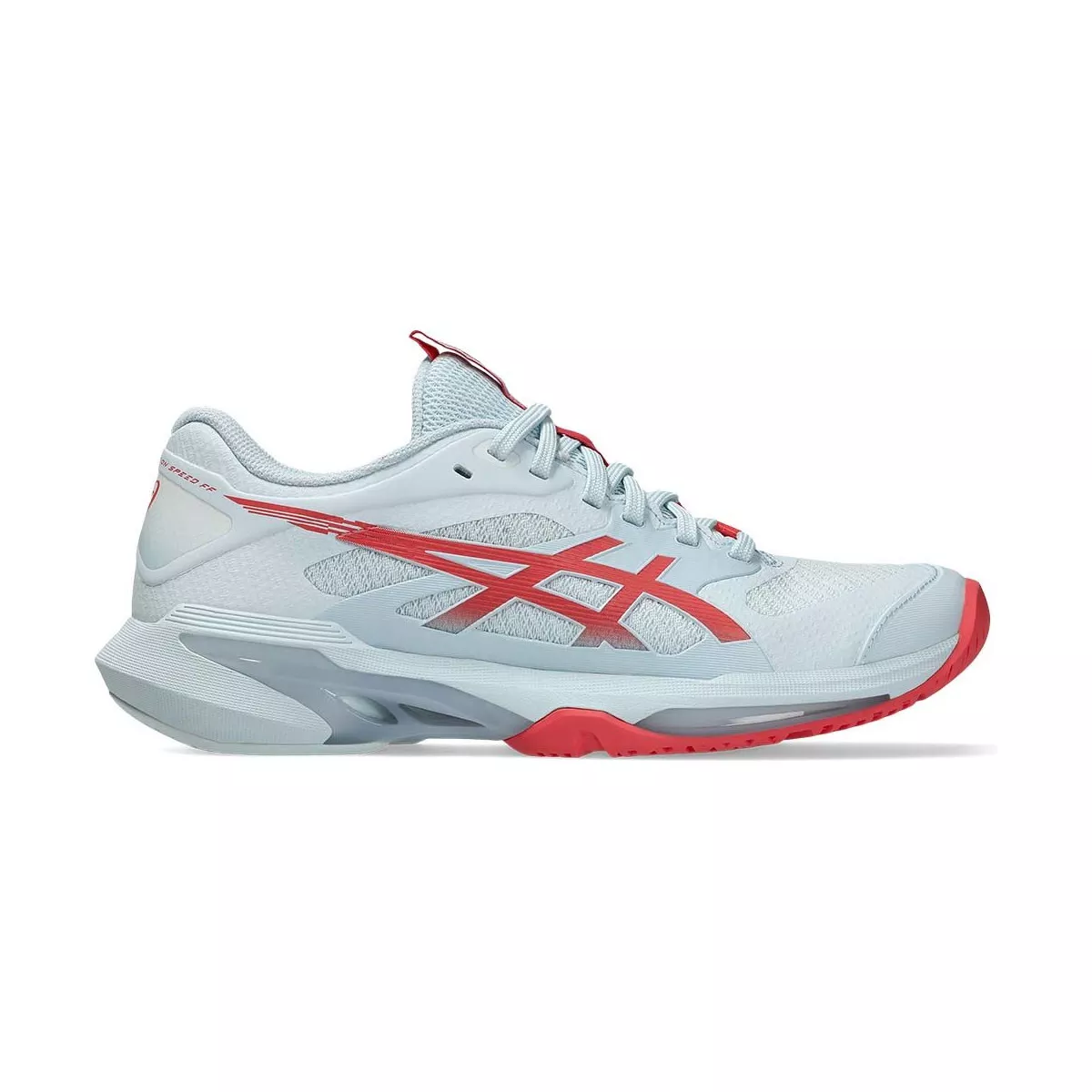 Asics Gel Solution Speed FF 4 tennisschoenen dames pastelblauw / rood