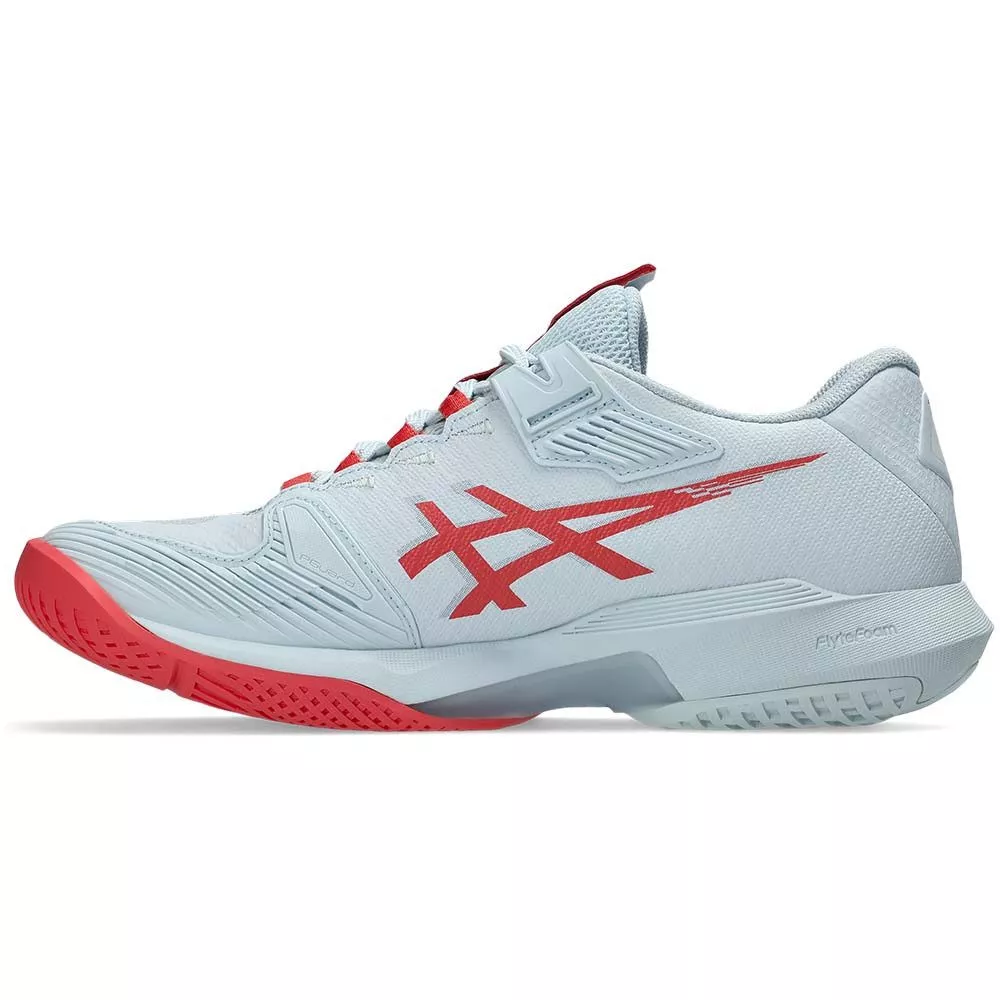 Asics Gel Solution Speed FF 4 tennisschoenen dames pastelblauw / rood
