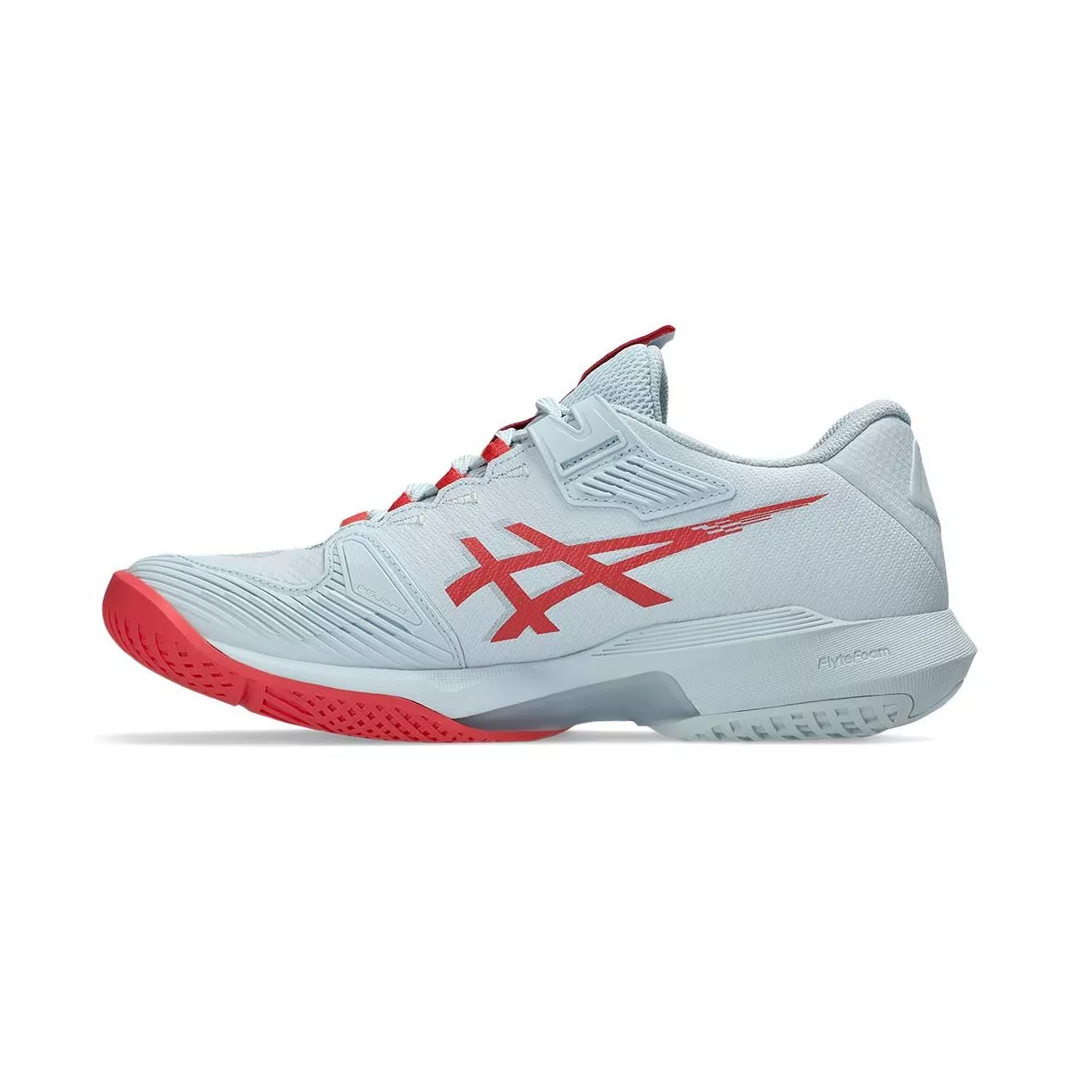 Asics Gel Solution Speed FF 4 tennisschoenen dames pastelblauw / rood