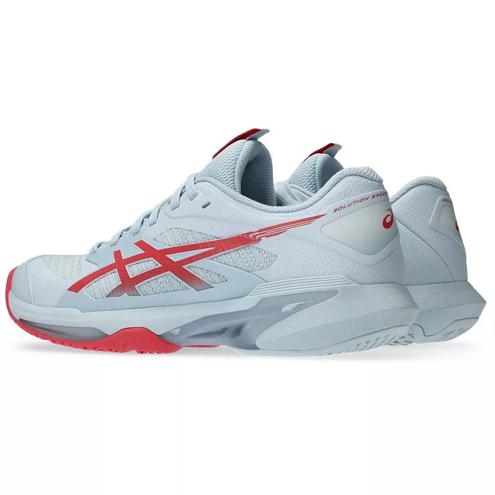 Asics Gel Solution Speed FF 4 tennisschoenen dames pastelblauw / rood