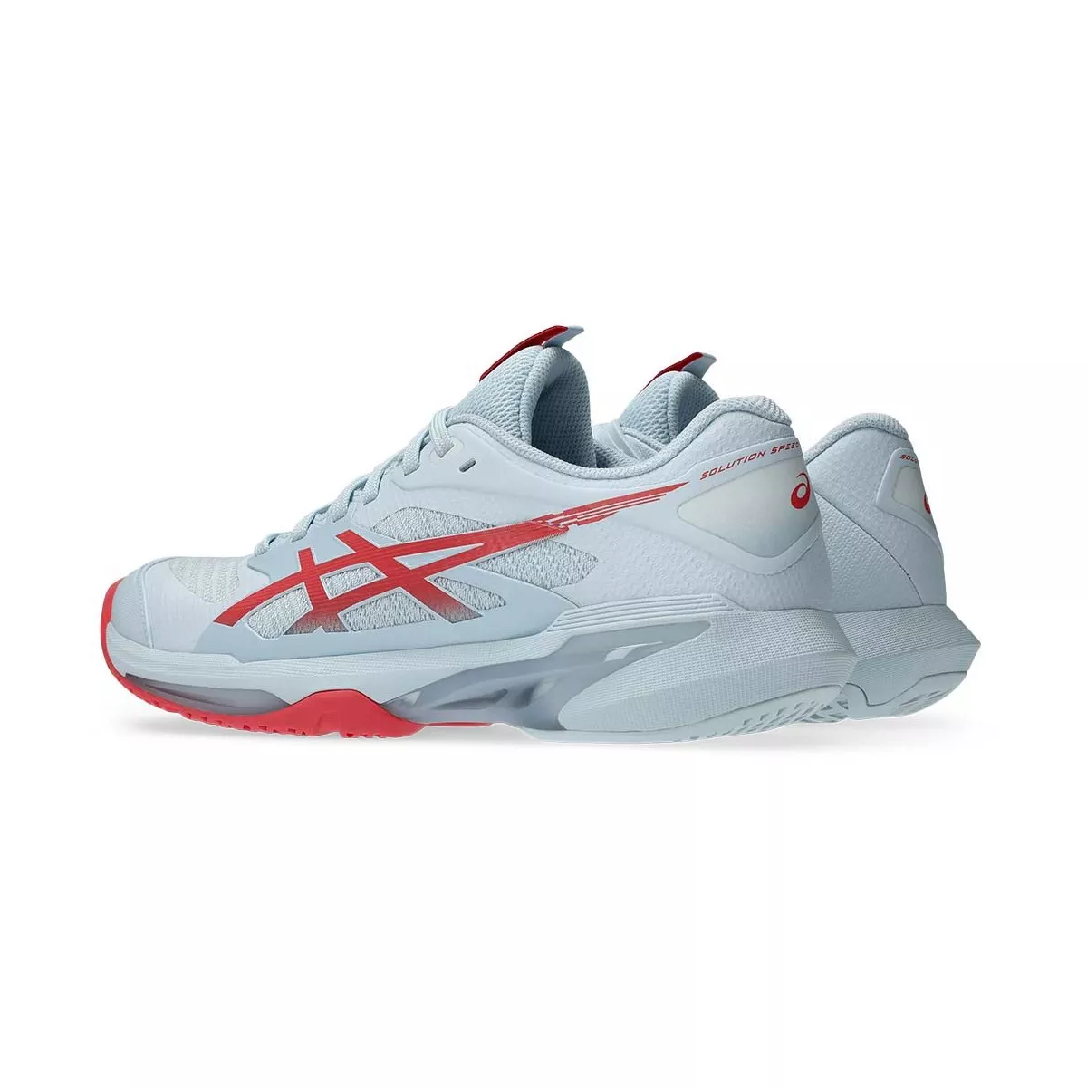 Asics Gel Solution Speed FF 4 tennisschoenen dames pastelblauw / rood