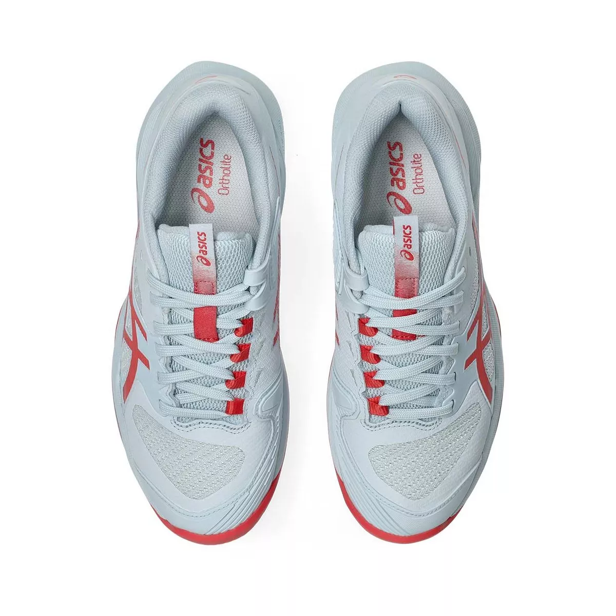 Asics Gel Solution Speed FF 4 tennisschoenen dames pastelblauw / rood