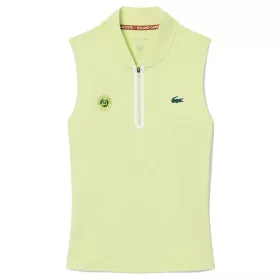 Lacoste Roland Garros mouwloze polo dames groen