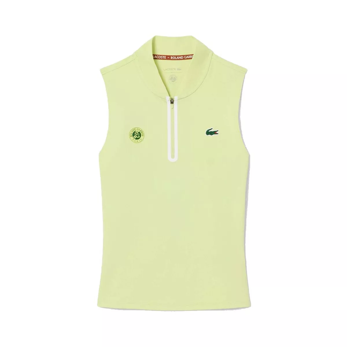 Lacoste Roland Garros mouwloze polo dames groen