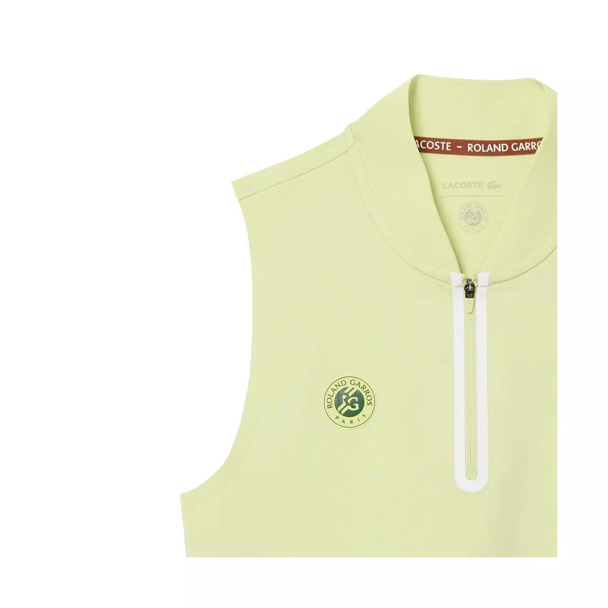 Lacoste Roland Garros mouwloze polo dames groen