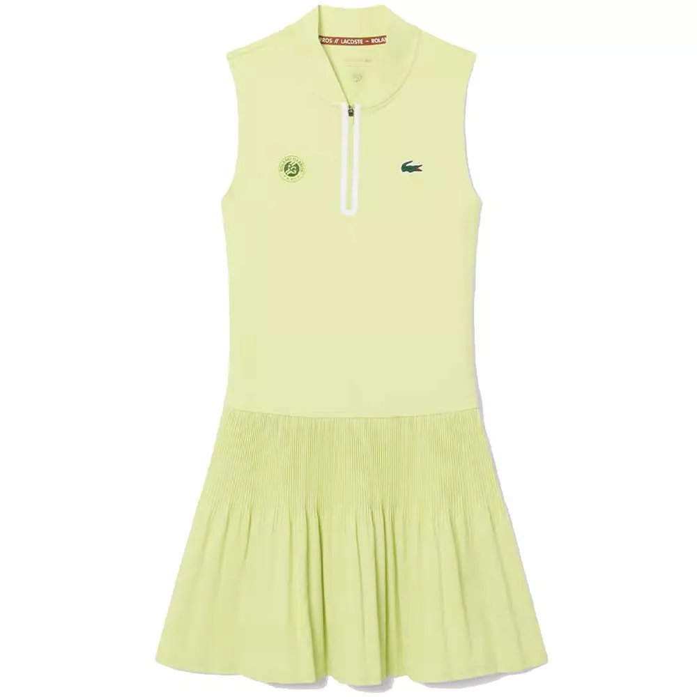 Lacoste Tennis Roland Garros jurk groen