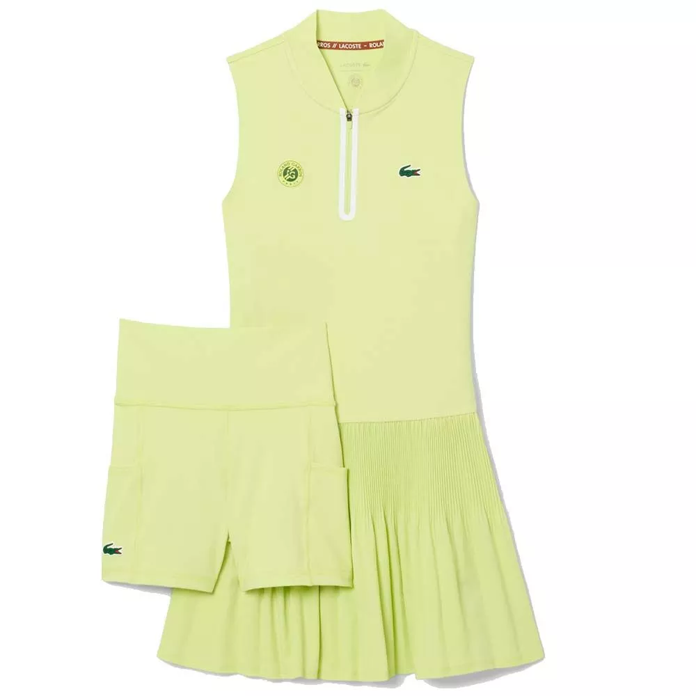 Lacoste Tennis Roland Garros jurk groen