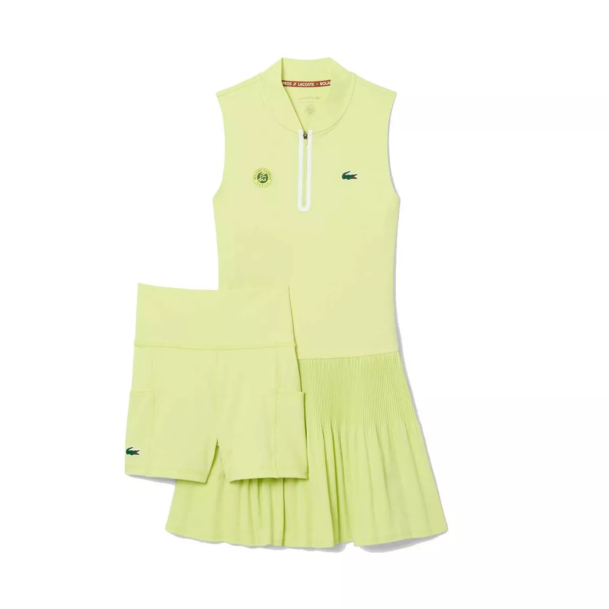 Lacoste Tennis Roland Garros jurk groen