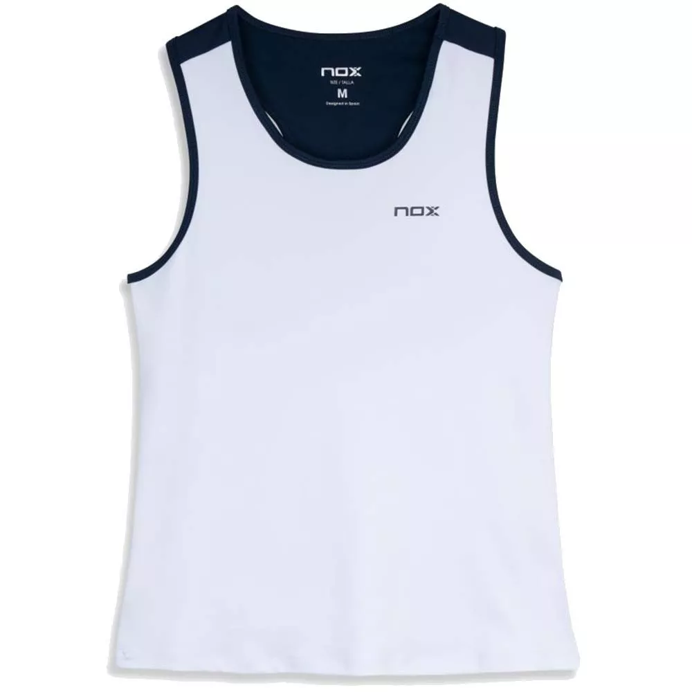 Nox Team 26 tanktop dames wit / marineblauw