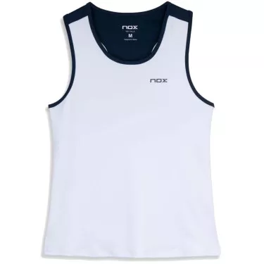 Nox Team 26 tanktop dames wit / marineblauw
