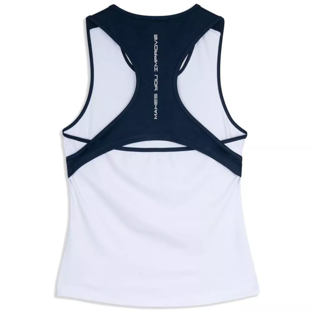 Nox Team 26 tanktop dames wit / marineblauw