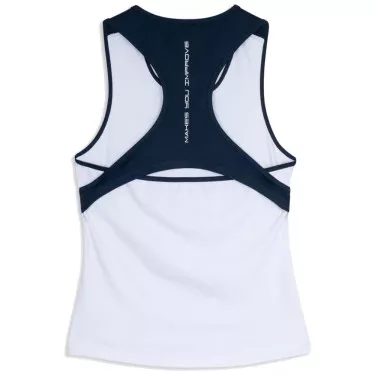 Nox Team 26 tanktop dames wit / marineblauw