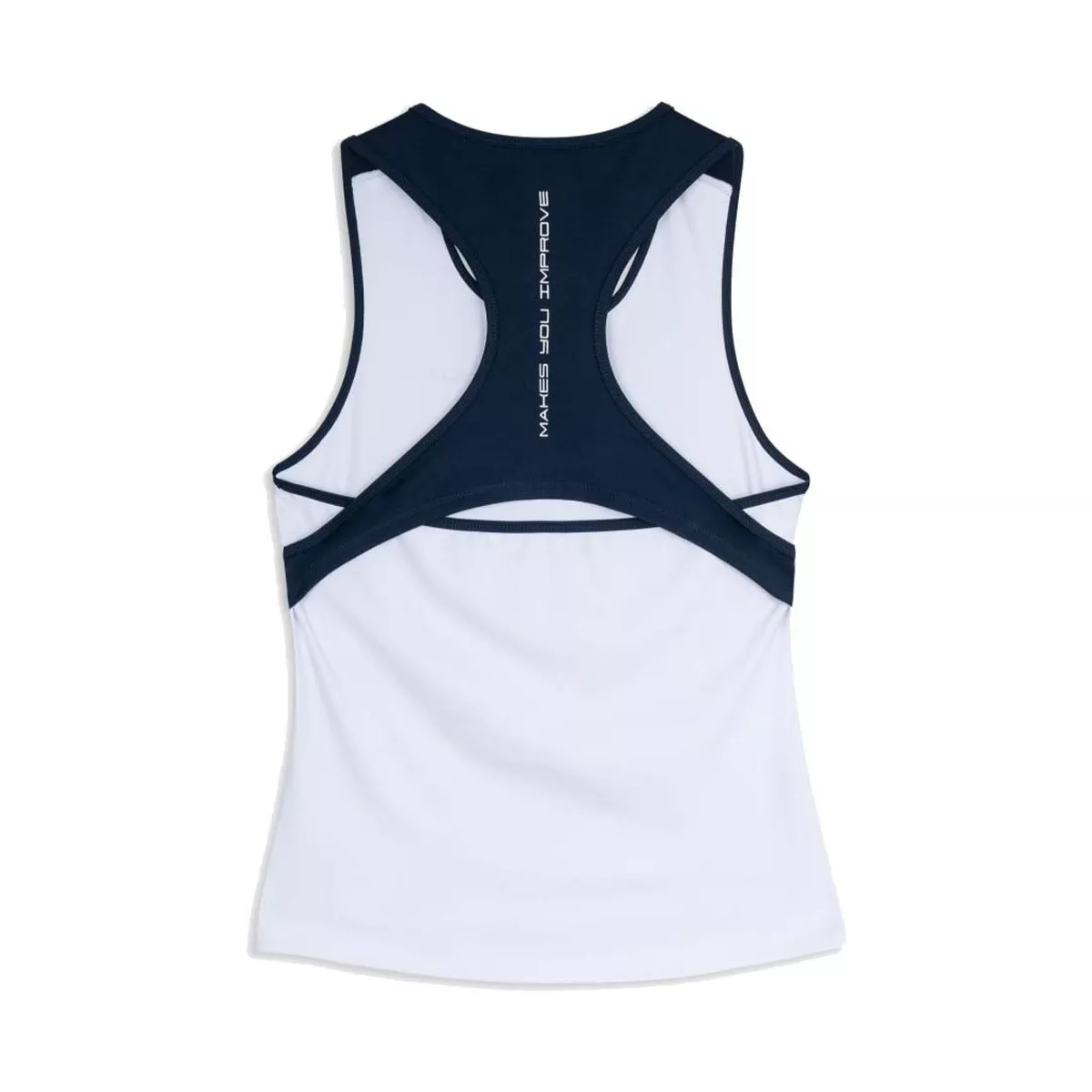 Nox Team 26 tanktop dames wit / marineblauw
