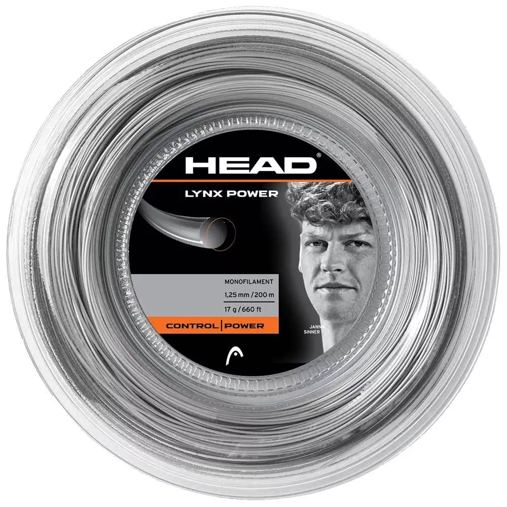 Head Lynx Power snaarrol 200 m grijs