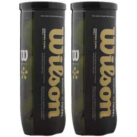 Wilson Premier Padel Speed padelballen, set van 2 tubes van 3 ballen