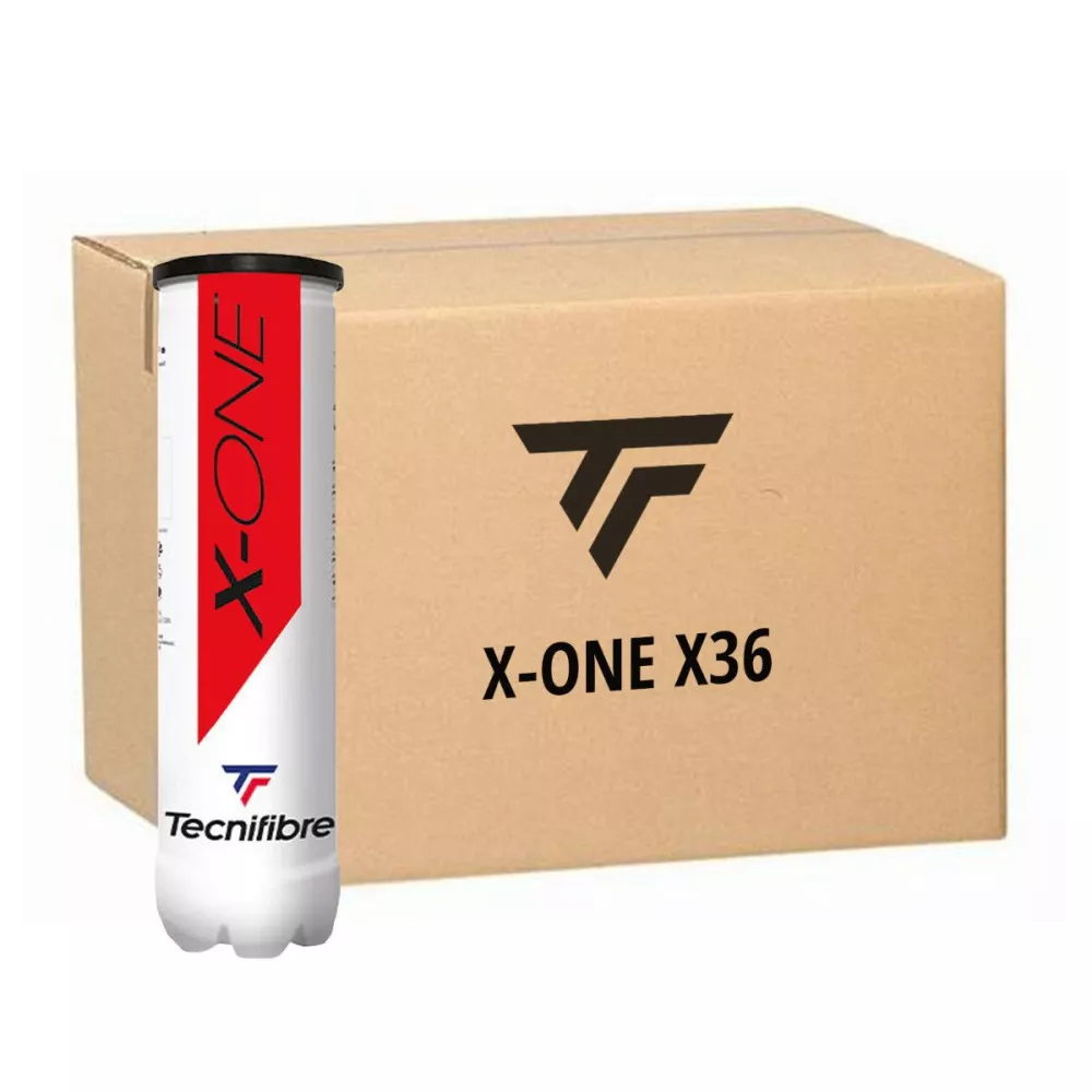 Doos 36 tubes van 4 Tecnifibre X-One ballen