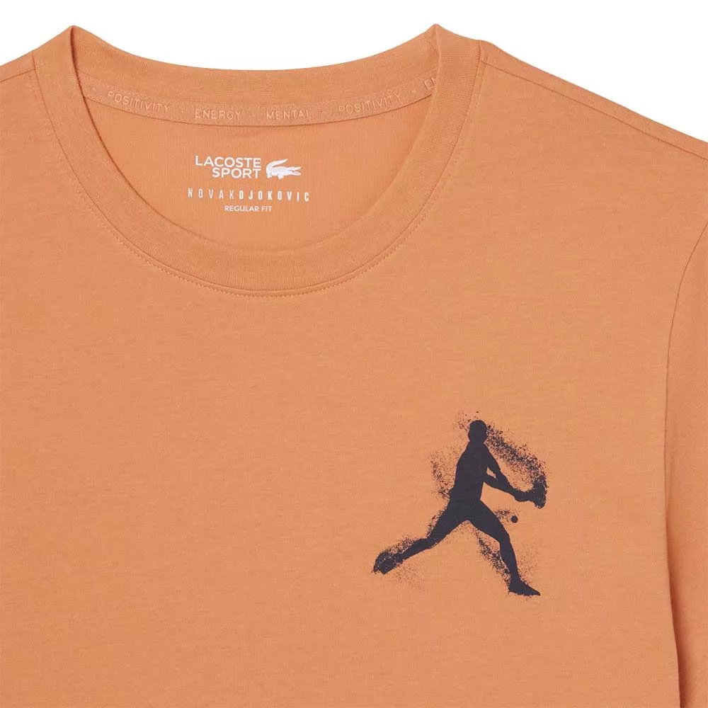 Lacoste Tennis x Novak Djokovic pack T-shirt + pet oranje