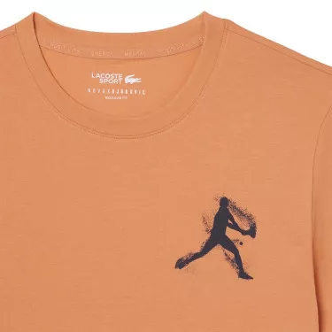 Lacoste Tennis x Novak Djokovic pack T-shirt + pet oranje