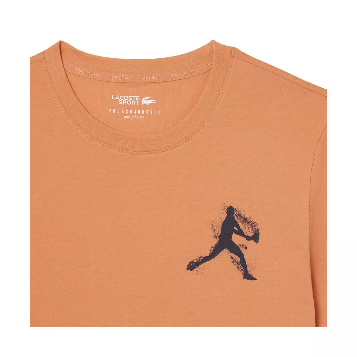Lacoste Tennis x Novak Djokovic pack T-shirt + pet oranje