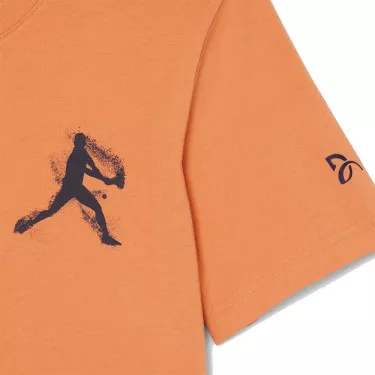 Lacoste Tennis x Novak Djokovic pack T-shirt + pet oranje