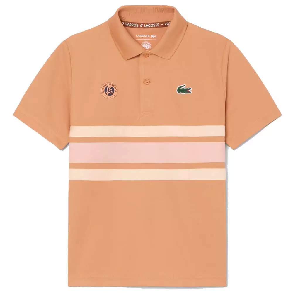 Lacoste Roland Garros ballenjongen polo junior oranje