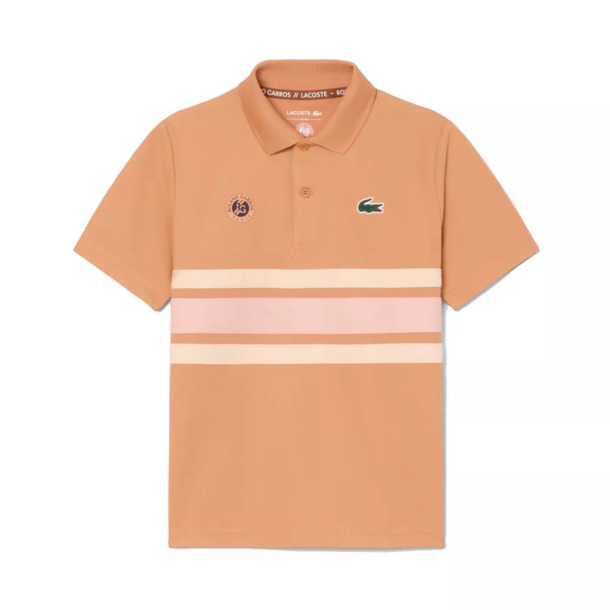 Lacoste Roland Garros ballenjongen polo junior oranje
