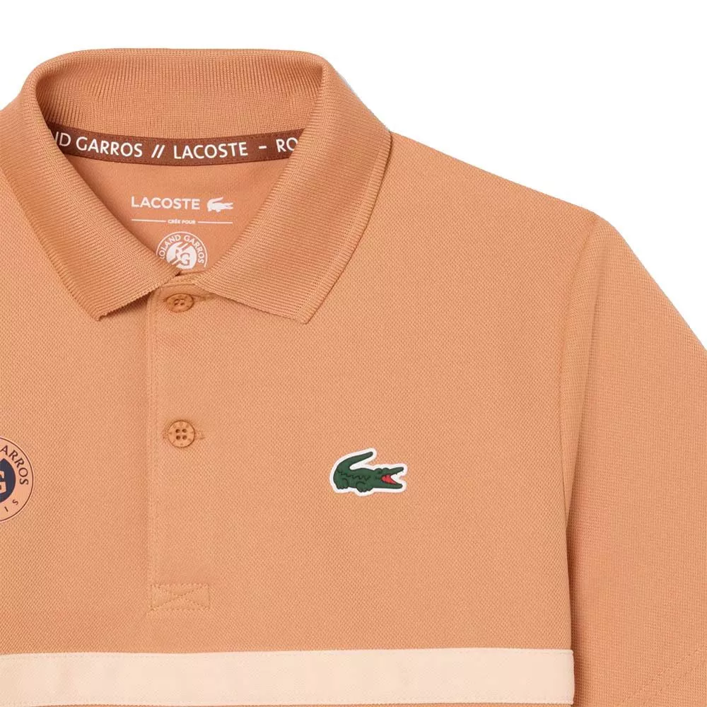 Lacoste Roland Garros ballenjongen polo junior oranje