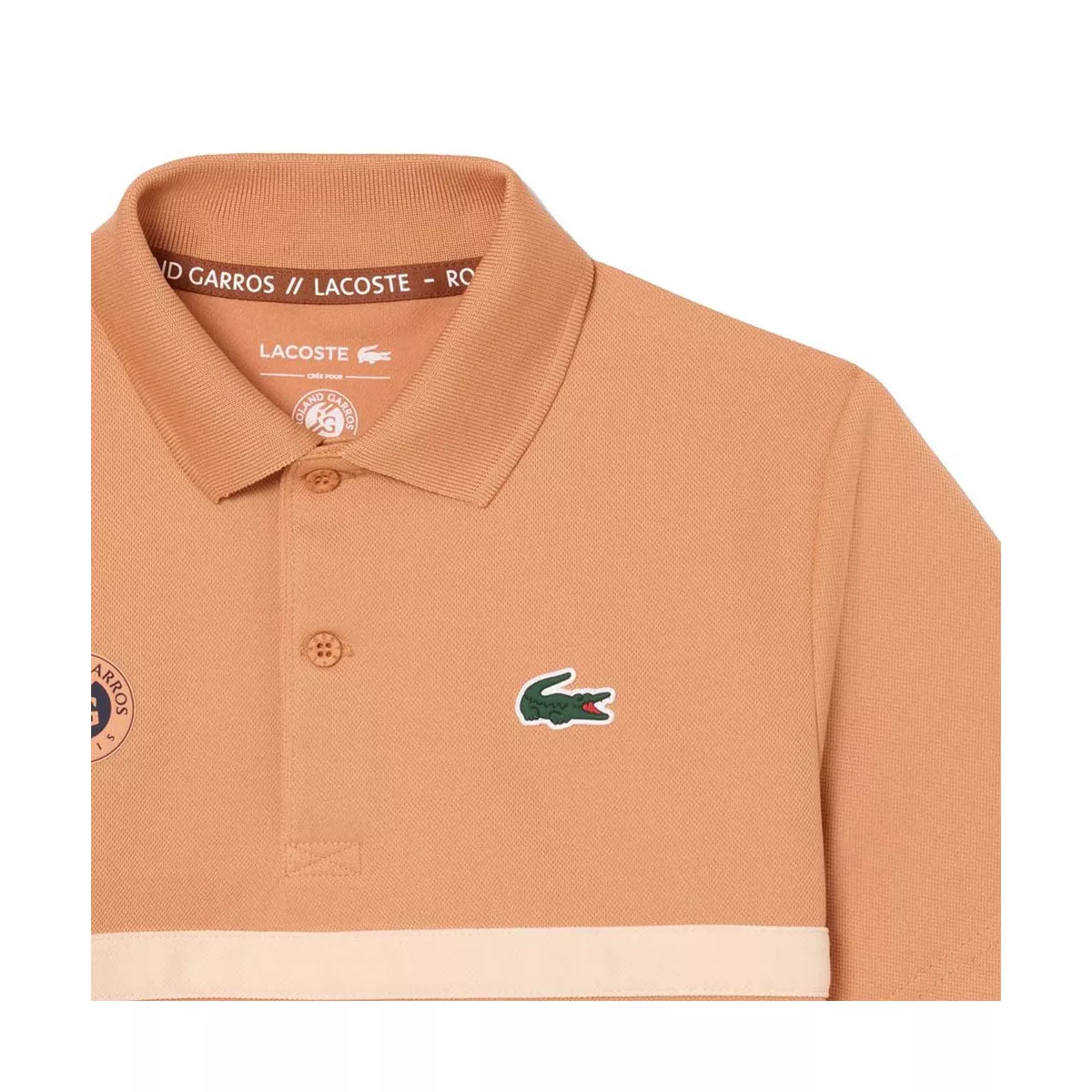 Lacoste Roland Garros ballenjongen polo junior oranje