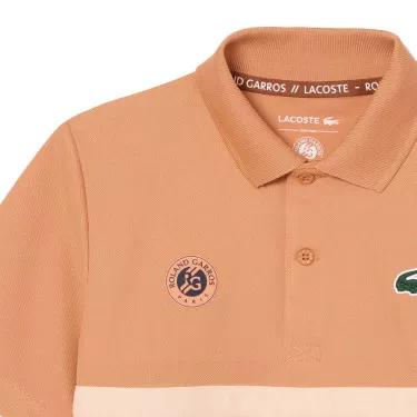 Lacoste Roland Garros ballenjongen polo junior oranje