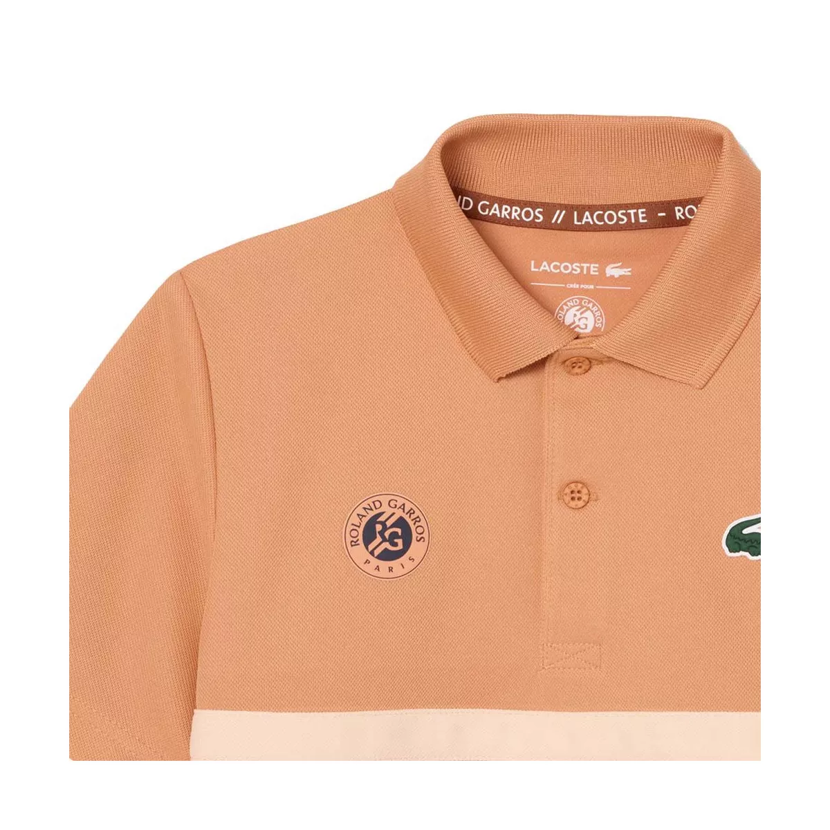 Lacoste Roland Garros ballenjongen polo junior oranje