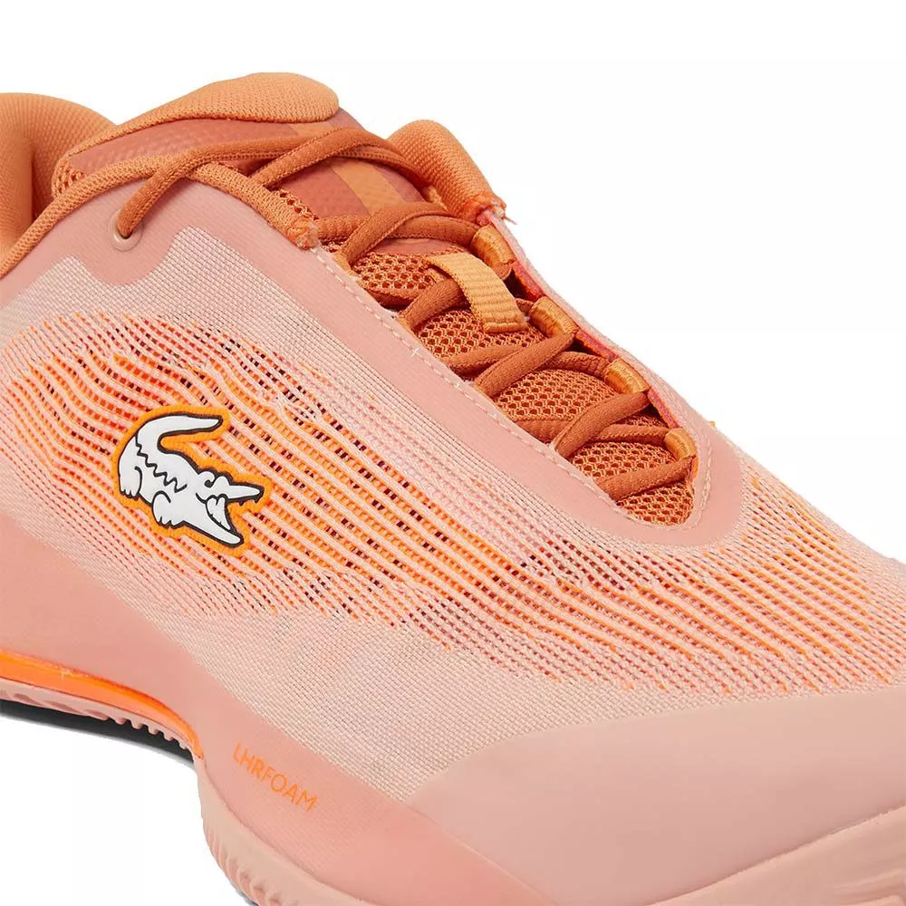 Lacoste AG-LT Pro x Daniil Medvedev tennisschoenen gravel oranje