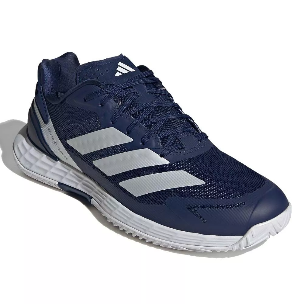 Adidas Defiant Speed 2 tennisschoenen marineblauw / wit
