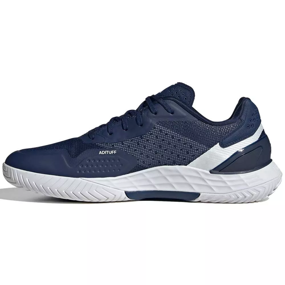 Adidas Defiant Speed 2 tennisschoenen marineblauw / wit