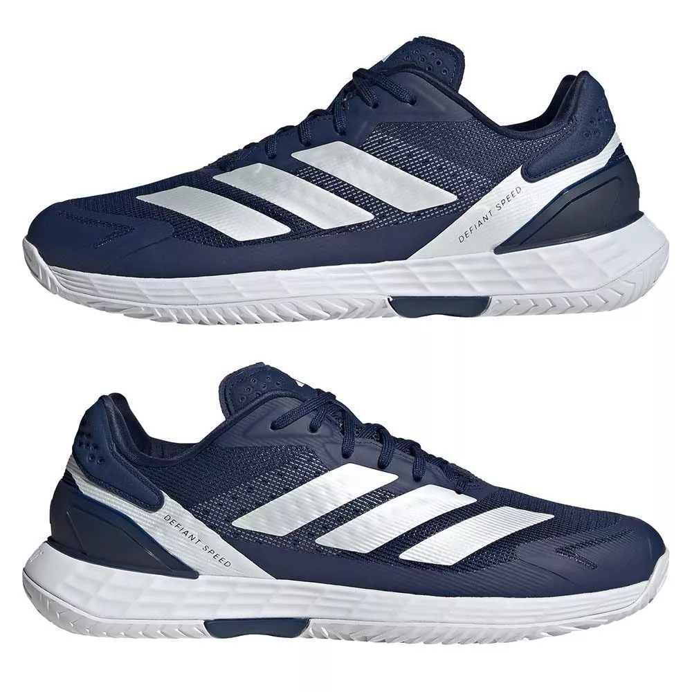 Adidas Defiant Speed 2 tennisschoenen marineblauw / wit