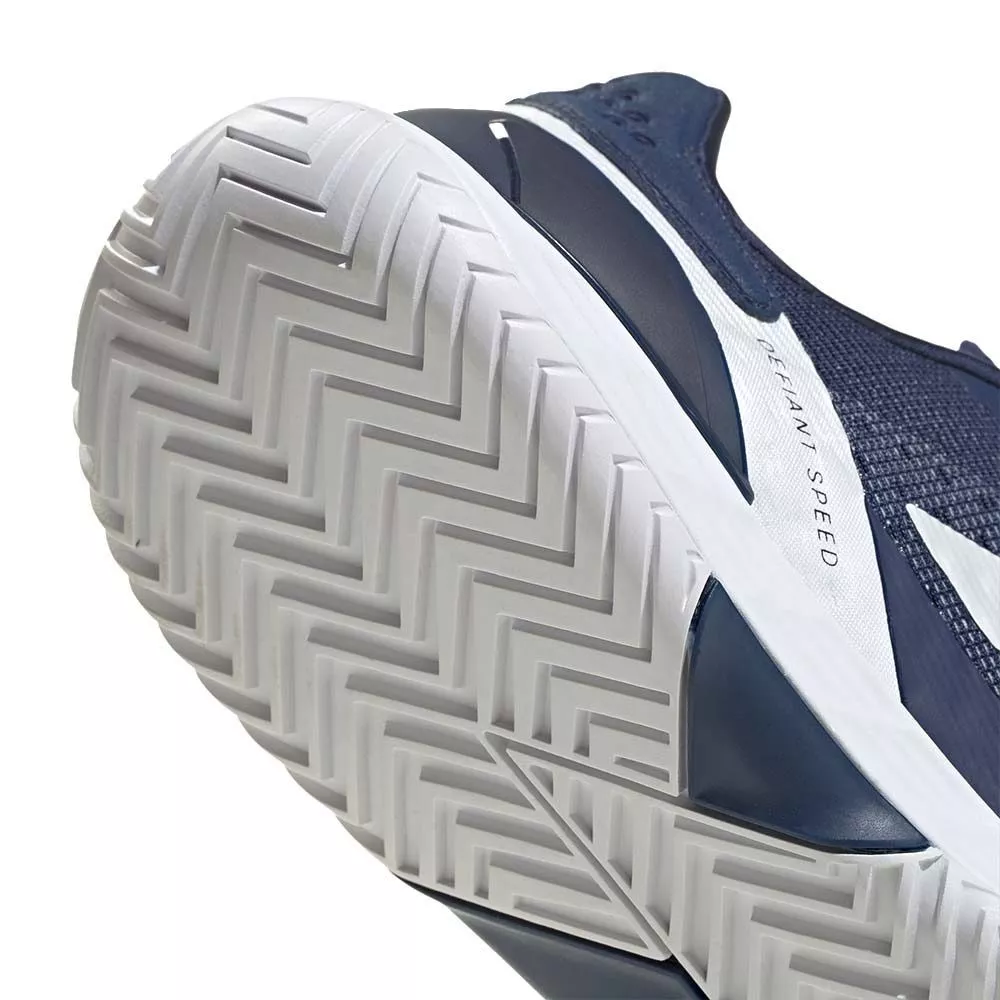 Adidas Defiant Speed 2 tennisschoenen marineblauw / wit