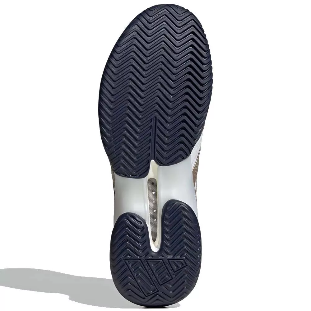 Adidas Barricade 14 tennisschoenen wit / marineblauw