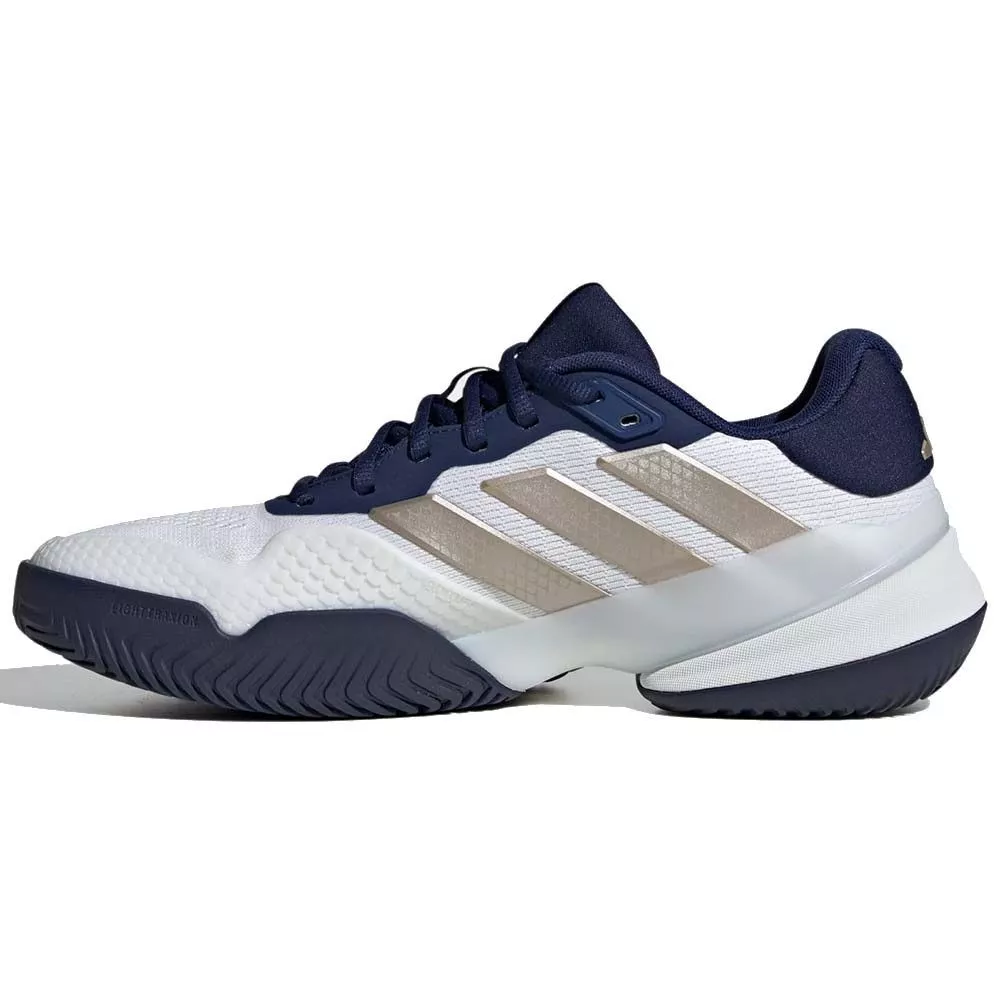 Adidas Barricade 14 tennisschoenen wit / marineblauw