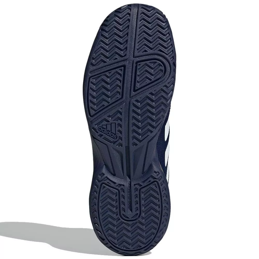 Adidas Ubersonic tennisschoenen junior marineblauw