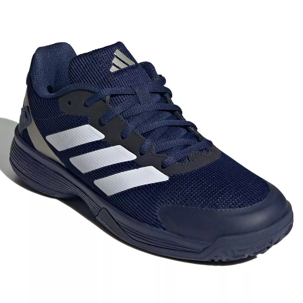 Adidas Ubersonic tennisschoenen junior marineblauw