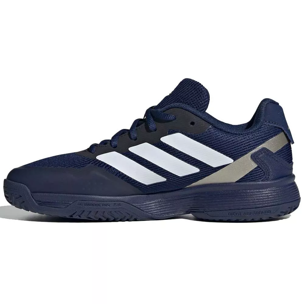 Adidas Ubersonic tennisschoenen junior marineblauw