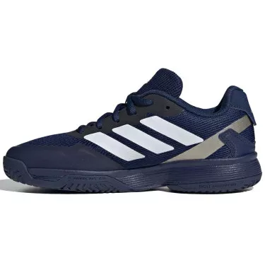 Adidas Ubersonic tennisschoenen junior marineblauw