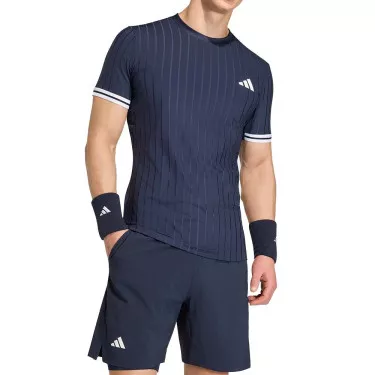 Adidas Pro FreeLift Paris T-shirt marineblauw