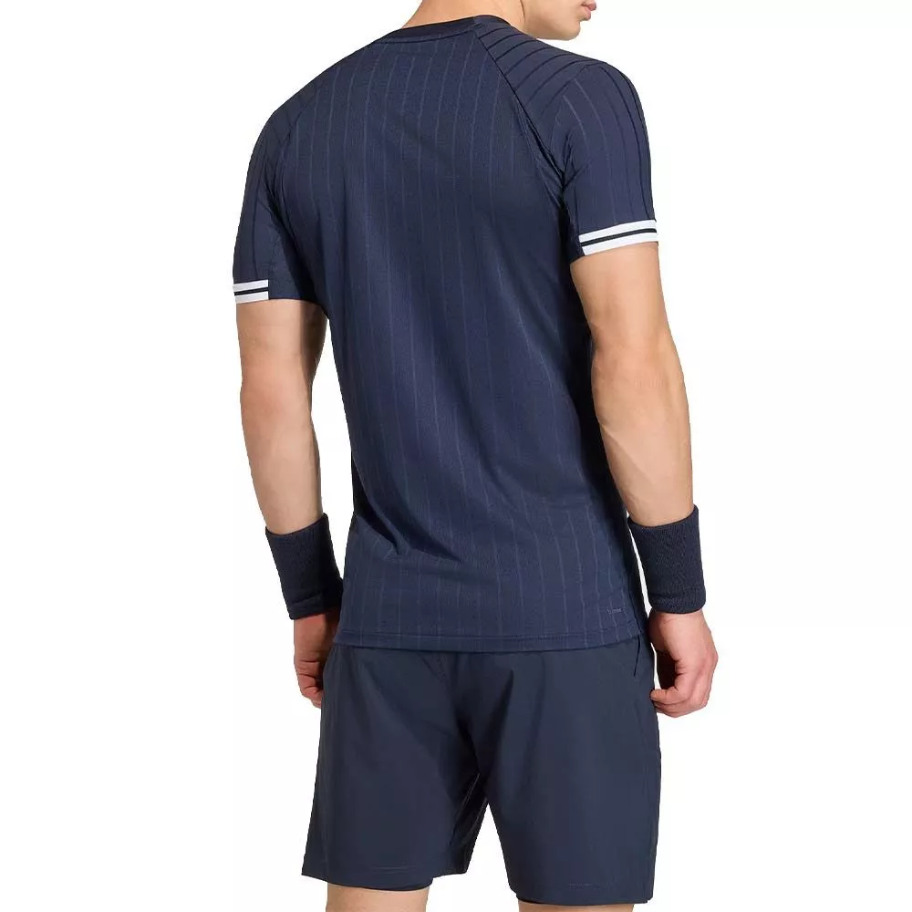 Adidas Pro FreeLift Paris T-shirt marineblauw