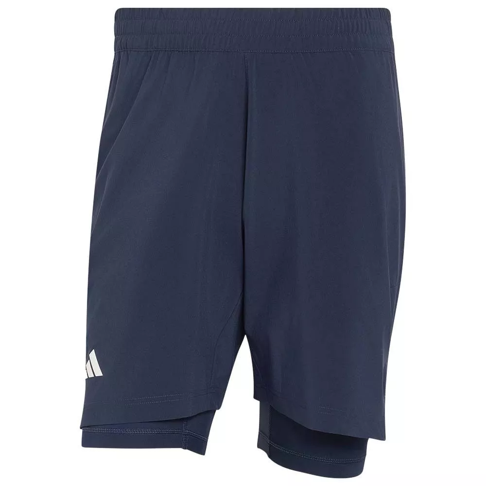 Adidas Pro 2N1 Paris short marineblauw